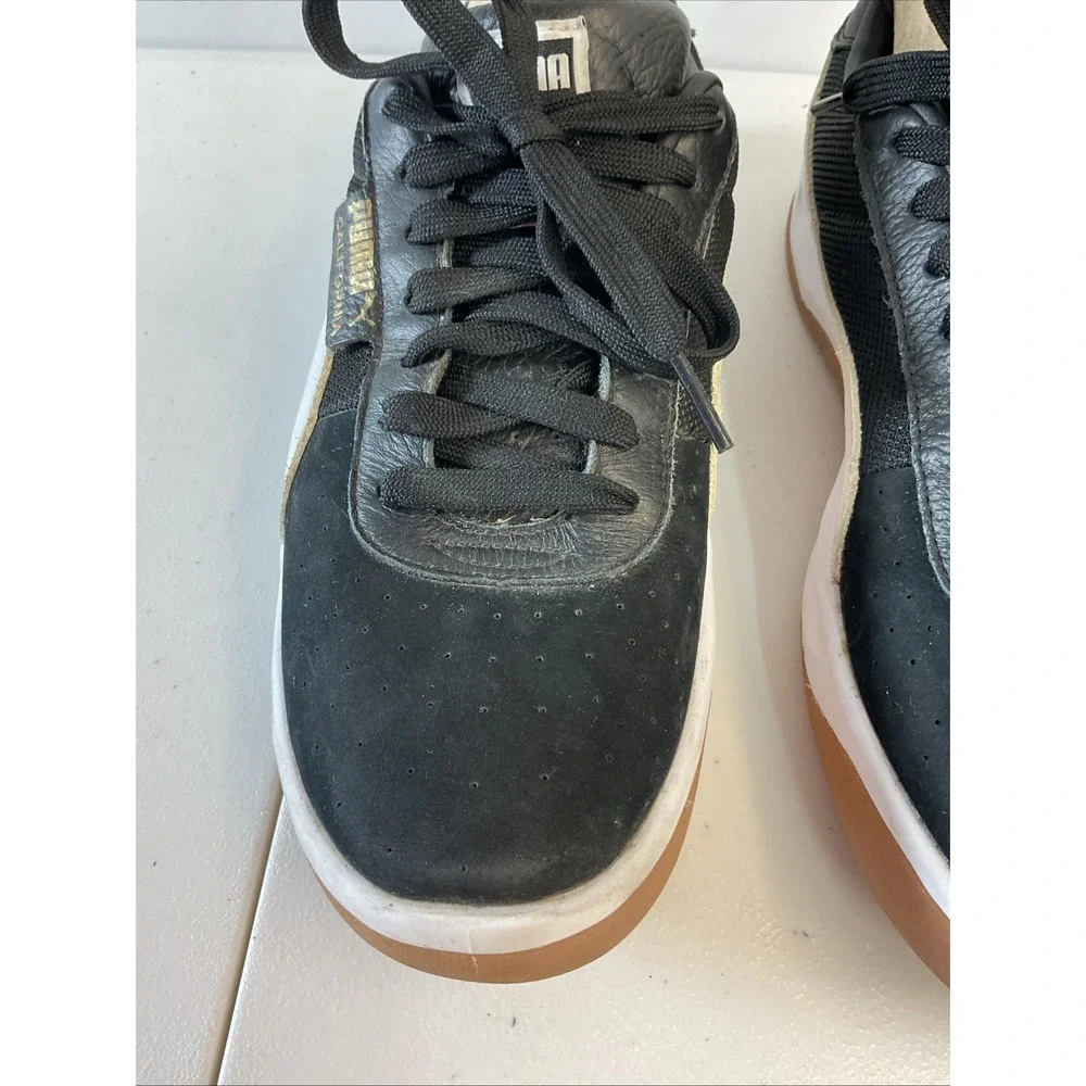 Puma Womens California Black / white Casual Shoes Sneakers Size‎ 10